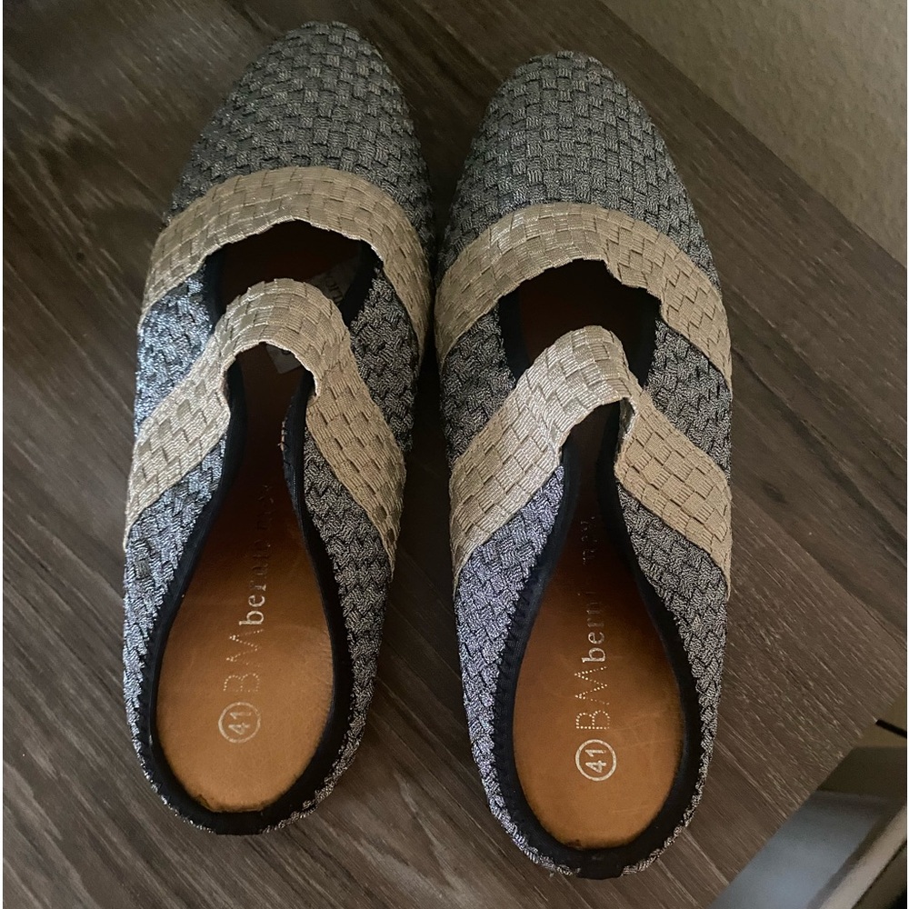 Bernie Mev mesh slide mules